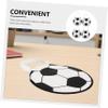 ibasenice 10pcs Soccer Party Candy Treat Bags with Handle Reusable Non-woven Snack Bags with Roomy Capacity, Sports Themed Soccer Pattern for Birthday Parties view 3