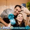 PMU 50Pcs Pom-Pom Pull-Apart - Pull Out Bows for Wedding, Birthdays & Anniversaries - Ribbon Bows for Flowers & Basket Decoration - Large Bow for Gift Wrapping - Turquoise 5 Inch 20 Loops view 4