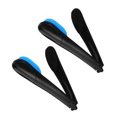 ibasenice 2pcs Foldable Lotion Applicator for Back with Sponge Brush, Easy Back Coverage Tool for Sunscreen and Cream, Plastic Body Applicator for Shoulders and Legs, for Beach Trips