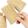 ibasenice Natural Loofah Sponges Loofah Pads 3pcs Strongly Water Absorbing Easy to Store Khaki for Dishes Kitchen Dishwashing Scrubber for Everyday Cleaning view 3