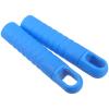 CAXUSD 2pcs Mop Handle End Sleeve Non-Slip Plastic Grip Replacement Caps 25mm Inner Diameter with Hanging Hole Mop Rod Accessories for Home Cleaning view 1