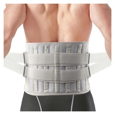 ZXYLZL Back Brace for Men Women Lower with 6 Stays, Adjustable Support Belt for Work, Anti-skid Lumbar