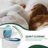 Elongated Toilet Seat Art Resin Decorative Blue Ocean Scene, Easy Install Quiet Slow Close Quick Release Hinges with Cover view 3