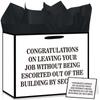 Funny Coworker Farewell Gift Bag White Retirement Wrapping Bag with Tissue Paper & Card Congratulations Leaving Wrap Bags Happy Retired Decor for Men Women Going Away Goodbye Party Supplies view 1
