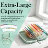 HAHAKUK Large Capacity Pill Container, Waterproof Pill Case with 14 Zipper-Lock Medication Pockets, BPA-Free Food Grade Silicone, Reusable Clear Bags for Travel, Home, Organizer & Daily Use (Purple) view 2