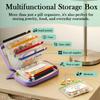 HAHAKUK Large Capacity Pill Container, Waterproof Pill Case with 14 Zipper-Lock Medication Pockets, BPA-Free Food Grade Silicone, Reusable Clear Bags for Travel, Home, Organizer & Daily Use (Purple) view 4