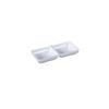 Sauce Dish White Dipping Saucer Soy Vinegar Kitchen Seasoning Dish Scallion Garlic Plate for Restaurant view 1
