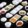 Sauce Dish White Dipping Saucer Soy Vinegar Kitchen Seasoning Dish Scallion Garlic Plate for Restaurant view 4