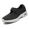 Mertmliy Extra Wide Diabetic Shoes Women Men, Hallux Valgus Shoes Adjustable Orthopedic Medical Shoe Non Slip Easy Slip Walking Sneakers for Elderly Arthritis Edema Swollen Feet Thumb Valgus,Black,8 view 1
