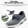 Mertmliy Extra Wide Diabetic Shoes Women Men, Hallux Valgus Shoes Adjustable Orthopedic Medical Shoe Non Slip Easy Slip Walking Sneakers for Elderly Arthritis Edema Swollen Feet Thumb Valgus,Black,8 view 4