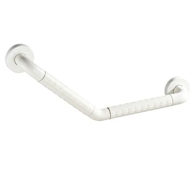 2 Pack Shower Grab Bar, Modern Stainless Steel Handicap Grab Bar for Bathtubs and Showers, Shower Safety Bar for Seniors Disabled(White)