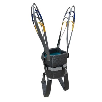 EUNOGO Heavy Duty 500 lbs Patient Lift Sling with Padded Full Body Transfer Harness, Foldable Stand Up Assist & Gait Belt for Bariatric Elderly Disabled Ambulation Support(Medium)