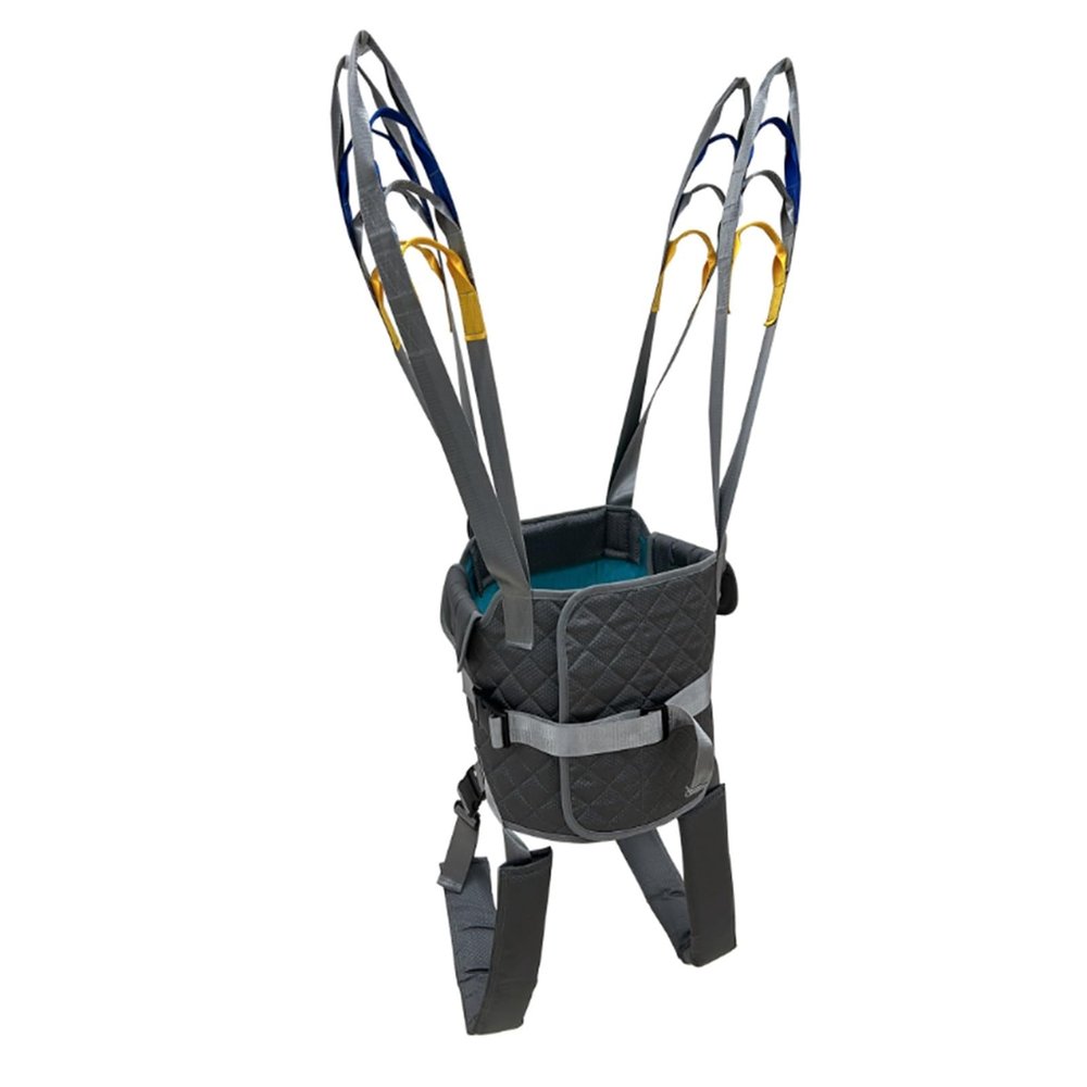 EUNOGO Heavy Duty 500 lbs Patient Lift Sling with Padded Full Body Transfer Harness, Foldable Stand Up Assist & Gait Belt for Bariatric Elderly Disabled Ambulation Support(Medium)