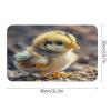 Chicken Chick Bathroom Mats Diatomaceous Earth Bath Mat Multi-Use Non Slip Floor Mats Super Absorbent Shower Mats Bathroom Rugs Diatom Mud Mat Quick-Drying Entryway Rug view 2