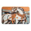 A Cartoon Horse Bathroom Mats Diatomaceous Earth Bath Mat Multi-Use Non Slip Floor Mats Super Absorbent Shower Mats Bathroom Rugs Diatom Mud Mat Quick-Drying Entryway Rug view 1