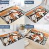 A Cartoon Horse Bathroom Mats Diatomaceous Earth Bath Mat Multi-Use Non Slip Floor Mats Super Absorbent Shower Mats Bathroom Rugs Diatom Mud Mat Quick-Drying Entryway Rug view 4
