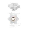 Operitacx 20pcs Walker Replacement Knobs for Rollator with Comfortable Grip and Anti-Slip Design, White Plastic and Copper Arm Adjustment Knobs for Seniors Mobility Walker Accessories view 2