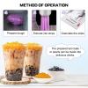 fnotlfue Manual Tapioca Pearl Maker Machine, 3-12mm Bubble Boba Pearl Forming Tool with Strip Extruder, DIY Cassava Pearl Maker for Milk Tea Shops and Home Kitchens view 3