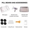 fnotlfue Manual Tapioca Pearl Maker Machine, 3-12mm Bubble Boba Pearl Forming Tool with Strip Extruder, DIY Cassava Pearl Maker for Milk Tea Shops and Home Kitchens view 4