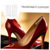 JHKNNK 12 Sheet Invisible Silicone Heel Grips Liner Insert for Women High Heels Self-Adhesive Strip for Impact Absorption and Office Use view 3