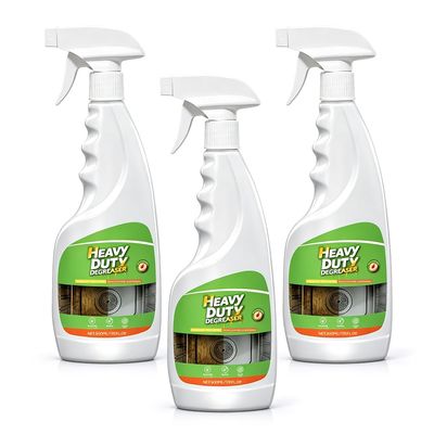 LBZLBZ Heavy Duty Degreaser Spray,Fast-Acting Kitchen Cleaner & BBQ Grill Cleaner, 500ML Multi-Purpose Removes Grease, Burnt Food & Stains from Microwave, Oven, Stove Top & Grill. (3)