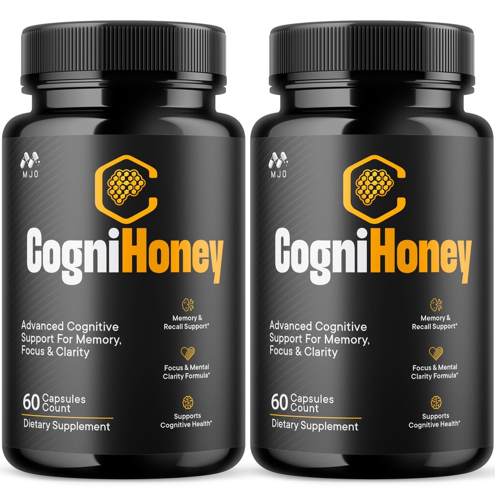 (2 Pack) CogniHoney Capsules, Official CogniHoney Supplement (120 Capsules)