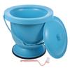 BCOATH Portable Plastic Bedpan with Lid for Home Use, Easy to Clean Urination Device for Pregnant Women, Lightweight and Sturdy Potty for Travel and Daily Use view 1