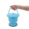 BCOATH Portable Plastic Bedpan with Lid for Home Use, Easy to Clean Urination Device for Pregnant Women, Lightweight and Sturdy Potty for Travel and Daily Use view 4