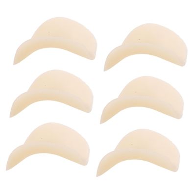 NULYLU 3 Pairs Khaki Silicone Ear Cartilage Support Patch with 5d Contour Design for Natural Appearance and Comfortable Ear Lift, Suitable for Cosplay and Daily Use