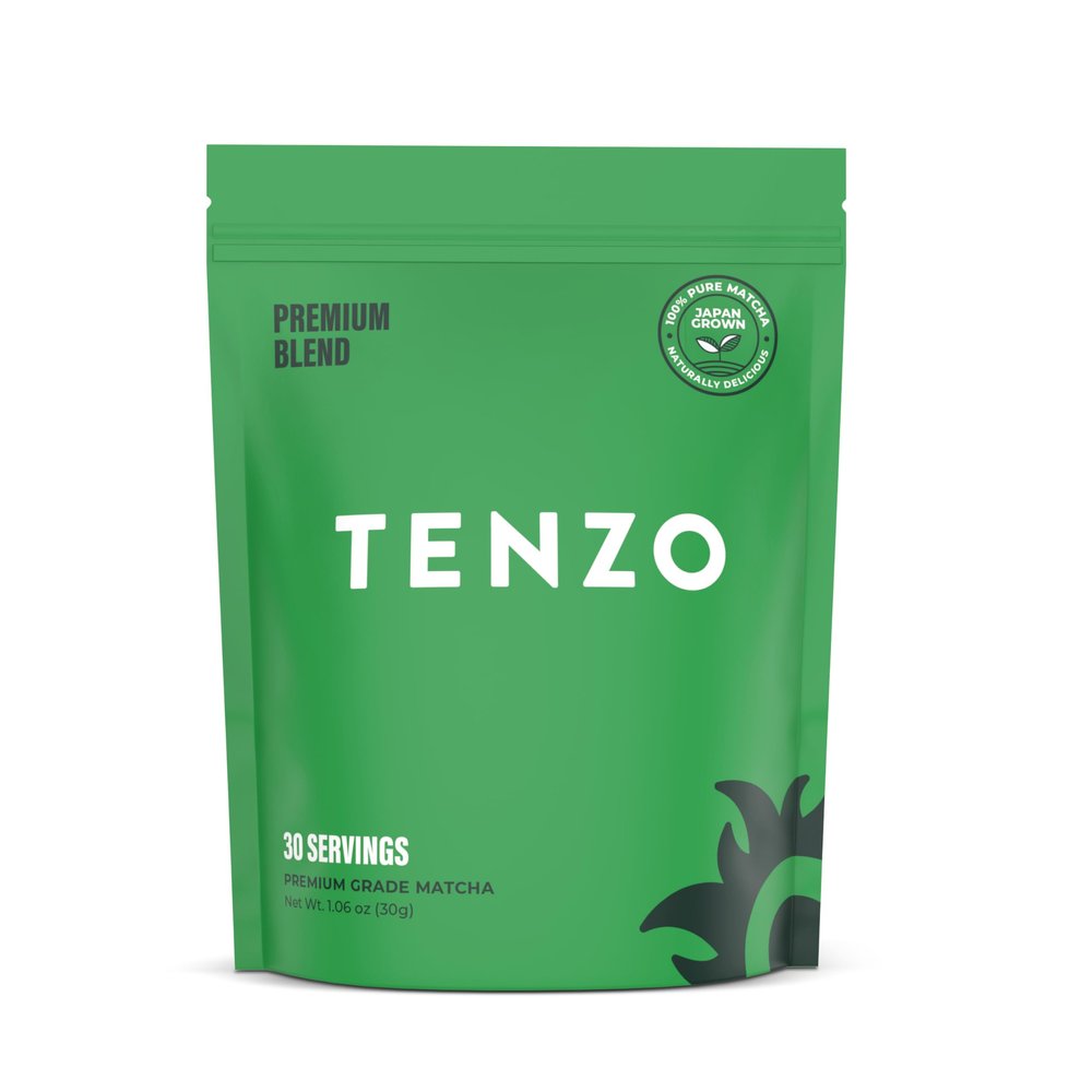 Tenzo Tea Matcha Powder, 1.06 Ounce, Organic, Original Blend, Ceremonial Grade, Authentic Japanese - Premium Blend