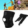 Cabilock 2pcs Anti-slip Adjustable Knee Support Sleeve for Running Hiking Basketball with Breathable Nylon Patella Stabilizer Black Bag view 2