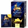 Richard Royal Tea Lemon Black Tea Bags Flavored Black Tea with Lemon Peel & Rosemary Premium Citrus Black Tea Gift Box 25 Count, Made in UK view 1