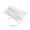 ibasenice 1 Roll Cellophane Wrap Sheets 1.4 Mil Thick Bopp Material Sturdy and Resilient Design for DIY Crafts and Small Bakery Basket Wrapping and Floral Presentation view 2