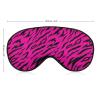 ZOJDCIS Pink Tiger Skin Pattern Eye Mask Sleep Mask Blindfold Night Blackout Eyeshade Print Eye Cover Adjustable Strap view 2