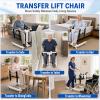 Patient Lift Transfer Chair for Home, Adjustable Transfer Aid, 220 lbs view 3