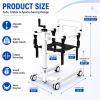 Patient Lift Transfer Chair for Home, Adjustable Transfer Aid, 220 lbs view 4