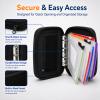 Travel Pill Organizer A8 Waterproof Pill Pouches with Binder 14 PCS L Size Clear Zipper Medicine Storage Bags with Labels Reusable Pill Holder Case for Vitamins Daily Use and Trips view 3