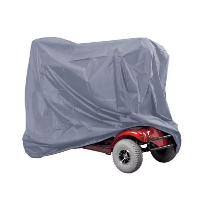 SFDHMUKCF Mobility Scooter Cover for Enhance Mobility Transformer 2 S3026, Waterproof Heavy Duty 210D Oxford Fabric, UV Protection, Windproof Elastic Hem & Drawstring,Grey