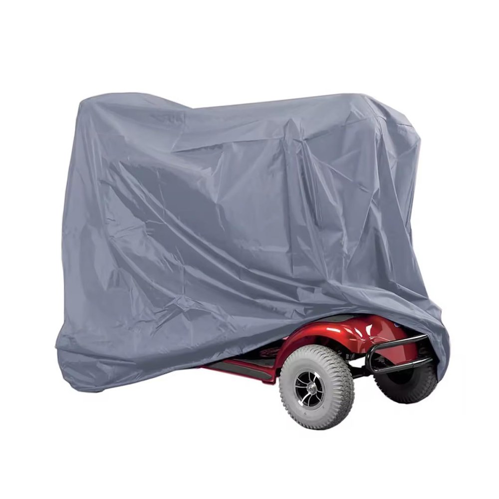 SFDHMUKCF Mobility Scooter Cover for Enhance Mobility Transformer 2 S3026, Waterproof Heavy Duty 210D Oxford Fabric, UV Protection, Windproof Elastic Hem & Drawstring,Grey