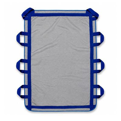 Positioning Bed Pad | Size: 40" x 48" | with 8 Reinforced Handles | Washable | Quick-Drying | for Lifting,Turning,Transfering Incontinence Patients | Reusable Non-Slip Nylon Fabric Pad | Made in USA