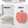 Shower Foot and Back Scrubber Mat, Non-Slip Suction Cup Exfoliating Massage Pad, Wall Mounted Foot Back Cleaner Wash Pad for Shower Floor, Bath Scrubber for Men Women (Pink) view 2