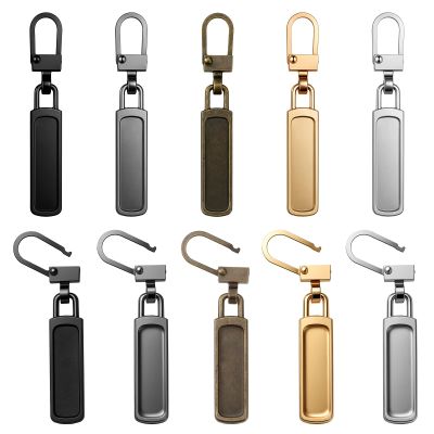 10 Pcs Zipper Pulls Replacement Universal Zippers Slider Handle Mend Kit Zipper Pull Replacement for Small Holes Detachable Zippers Pull Tab Replacements for Clothing Luggage Boots Purses