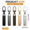 10 Pcs Zipper Pulls Replacement Universal Zippers Slider Handle Mend Kit Zipper Pull Replacement for Small Holes Detachable Zippers Pull Tab Replacements for Clothing Luggage Boots Purses view 2