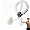 Smart Arm & Shoulder Trainer 2.0 Adjustable Weighted Hoop with Digital Counter, 360 Rotating Hand Crank, Forearm & Upper Body Workout, Home Gym Fitness Equipment (White) view 1