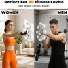 Smart Arm & Shoulder Trainer 2.0 Adjustable Weighted Hoop with Digital Counter, 360 Rotating Hand Crank, Forearm & Upper Body Workout, Home Gym Fitness Equipment (White) view 4