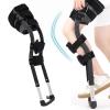 Wangyingxu Hands Crutch, Knee Crutches for Adults, Adjustable Hand Knees Crutch, No Slip Kneepad & Ergonomic, Zero Calf Weight for After Knee Post Operative Recovery, Fracture Assist view 1