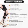 Wangyingxu Hands Crutch, Knee Crutches for Adults, Adjustable Hand Knees Crutch, No Slip Kneepad & Ergonomic, Zero Calf Weight for After Knee Post Operative Recovery, Fracture Assist view 4