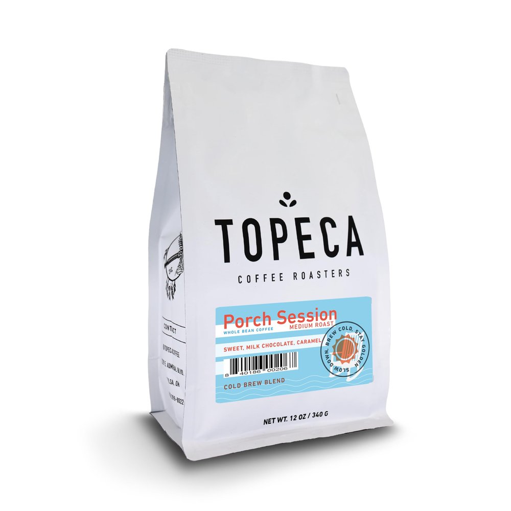 Topeca Coffee Blends | Fresh Roasted Specialty Coffee from El Salvador (12 oz, Whole Bean, Porch Session)