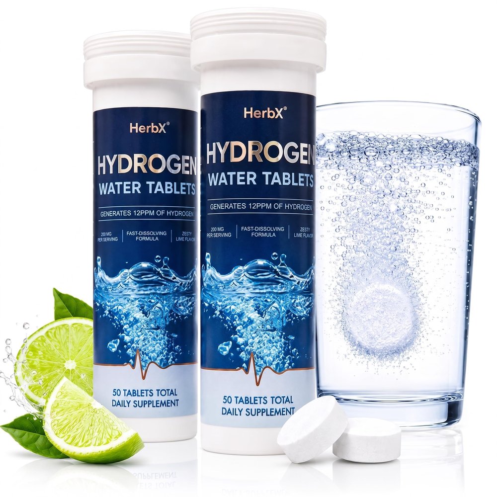 Hydrogen Water Tablets, Molecular Hydrogen Supplement, 300 Tablets