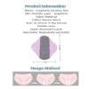 10 Pack Reusable Incontinence Pads for Women, Ultra Thin Washable Leakproof Cloth Pads, Heavy Absorbency Honeycomb Layer Overnight Protection, Postpartum Bladder Leakage Liners (7pcs) view 2